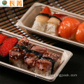 Sugarcane Sushi Trays Compostable Sugarcane Bagasse Container Manufactory